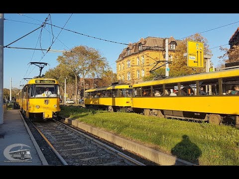 Tatra Straßenbahnen Dresden - Impressionen Tatra T4D-MT Teil 20