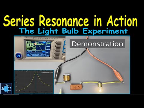 #99  - Series Resonance Circuit in Action – Resonant Frequency Demonstration