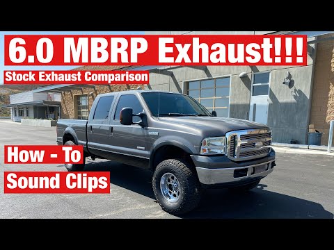 SHOULD YOU STRAIGHT PIPE YOUR 6.0??? (Install & Sound Comparison)