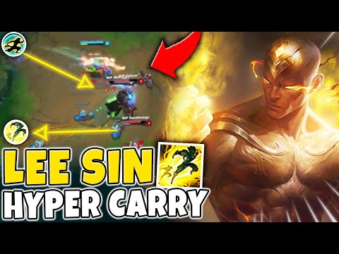 WHEN LEE SIN BECOMES A HYPER CARRY! PERFECT LEE SIN MECHANICS - League of Legends