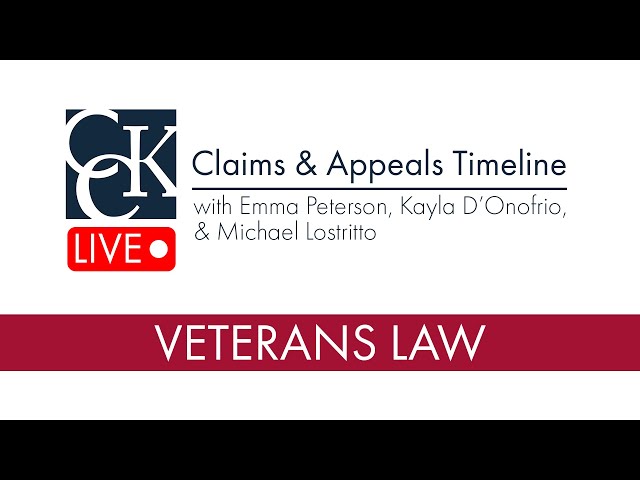 VA Disability Claims & Appeals Timeline