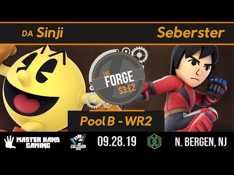 The Forge S3:E2 - DA | Sinji (Pac Man) Vs. Seberster (Mii Brawler) - Pool B - WR2