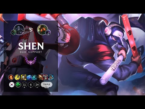 Shen Support vs Nautilus - KR Master Patch 12.13
