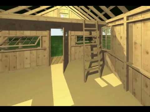 "16x20 Vermont Cottage - Option C" - 3D Tour of 4 Season DIY Tiny House