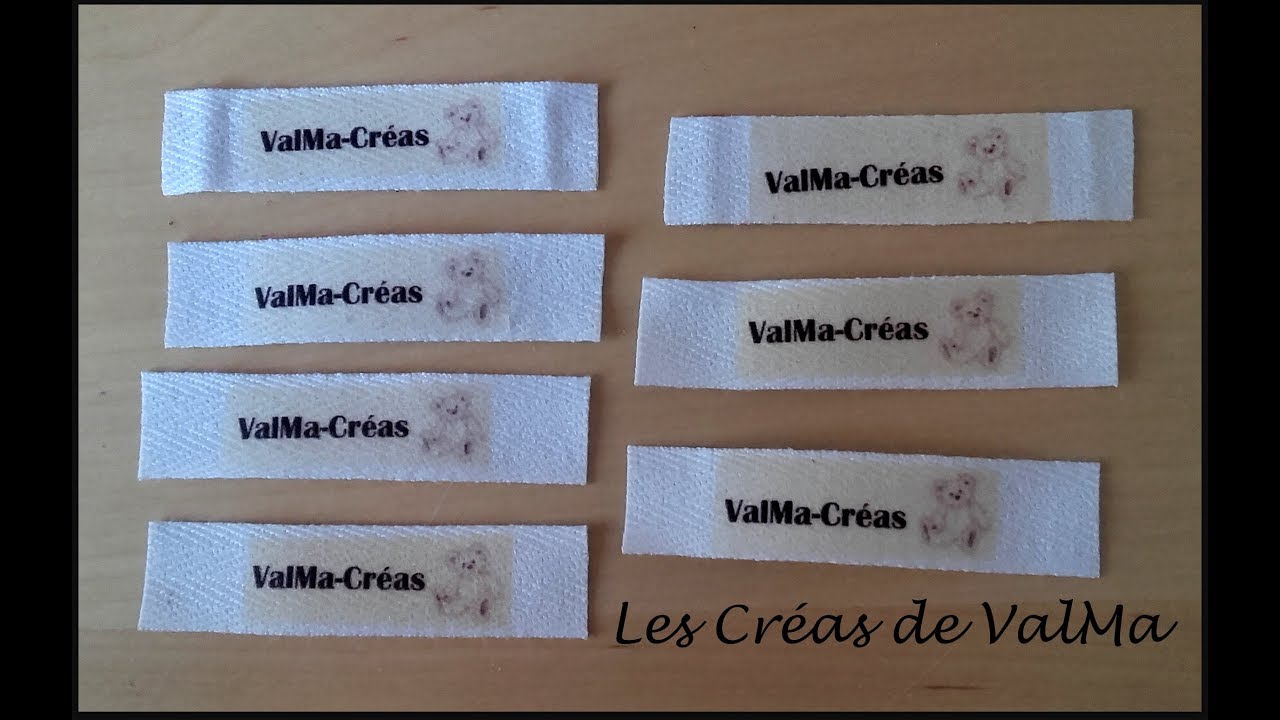Comment réaliser ses étiquettes personnalisées - Encore plus Simple / Couture ValMa Créas