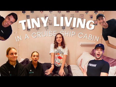 Tiny Living: Cruise Ship Crew Cabin Edition. A Tour of 3 different Cruise Ship Cabins.
