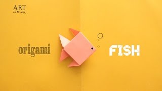 Origami Fish in 5 MINUTES Simple Paper Craft for Kids