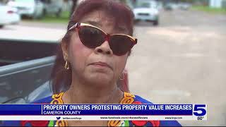 Cameron County property owners protesting property value increases
