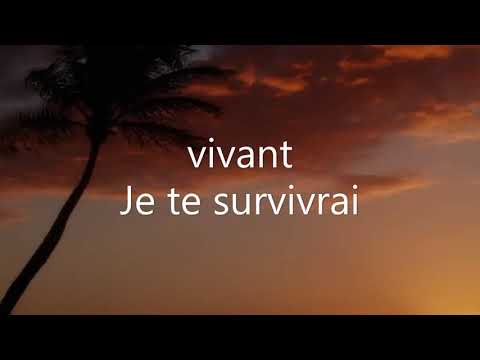 Paroles Je Te Survivrai - Jean-pierre François