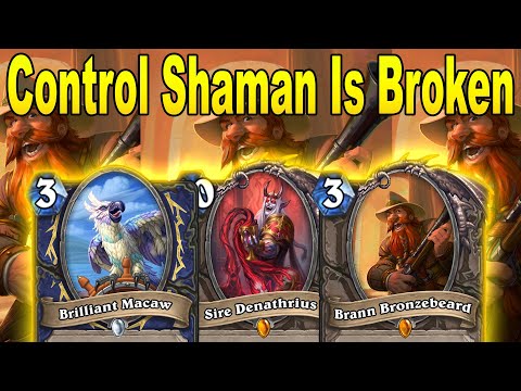81% Winrate So Far! Control Shaman Is Broken! They Didn't Nerf Right. Castle Nathria | Hearthstone