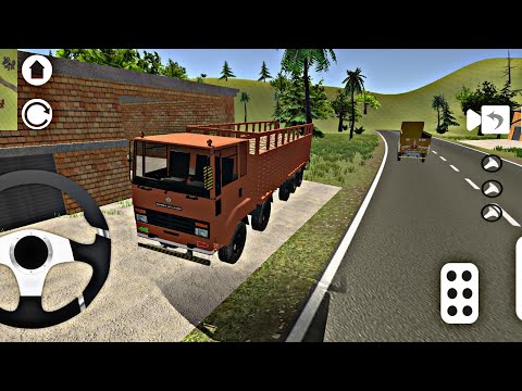 Indian Truck Simulator | 3D Game for PC | Cargo Truck Driving game with steering wheel