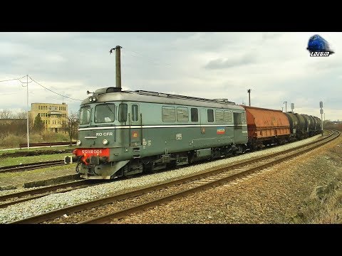 LDE2100 60-1242-6 & Marfar CFR MARFĂ Freight Train in Oradea Est Triaj - 27 February 2020