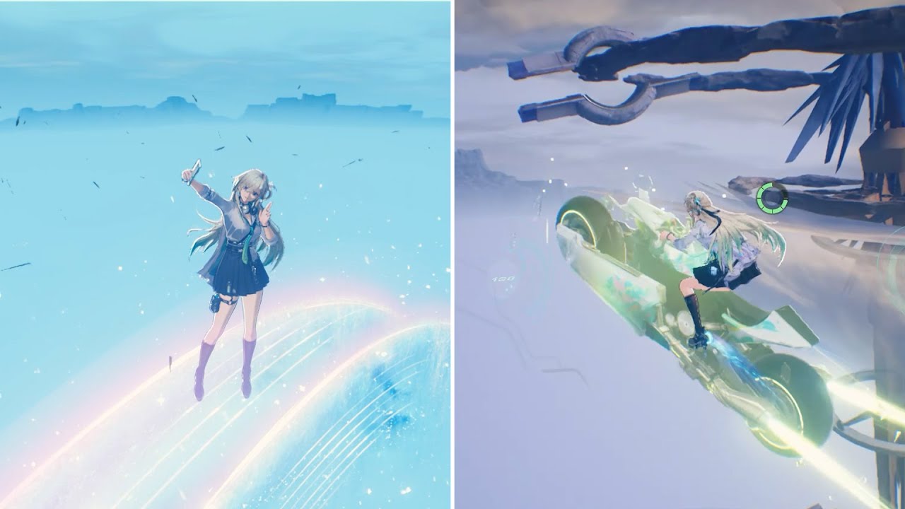 I can't believe I can reach this high with the Motorbike | Wuthering Waves