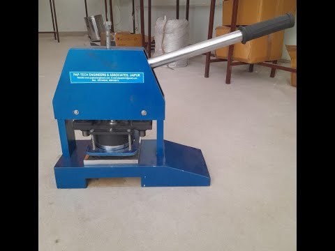 Punch and Die Paper Lab Circular Sample cutter