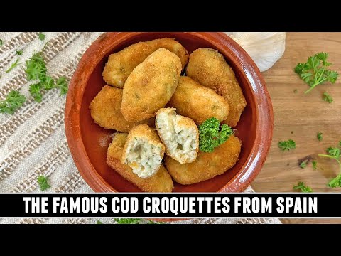 Spanish Cod Croquettes | One of Spain's BEST Tapas Recipes