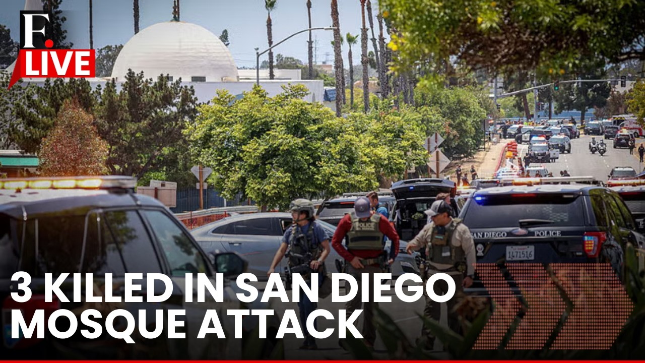 Three Dead in San Diego Mosque Shooting Attack | Muslim Community Holds Vigil for Heroes  | LIVE