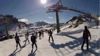 preview picture of video 'Skiing in the Italian alps'