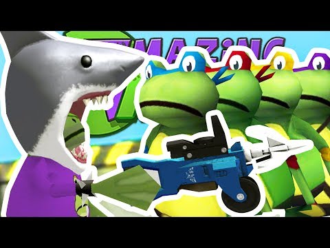SHREDDER FROG vs TEENAGE MUTANT NINJA FROGS - Amazing Frog - Part 105 | Pungence