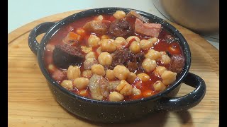 GARBANZOS A LA MADRILEÑA. COCINA AUTÉNTICA.