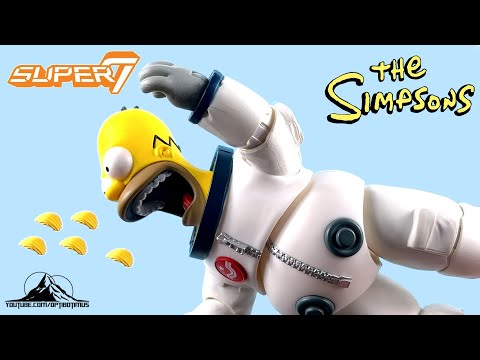 Super7 The Simpsons Ultimates! DEEP SPACE HOMER Video Review