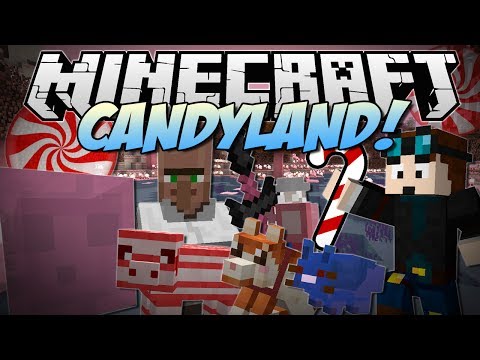 DanTDM - Minecraft | CANDYLAND! (Candy Cane Pigs, Chocolate Dogs, Candy Dimension & More!) | Mod Showcase