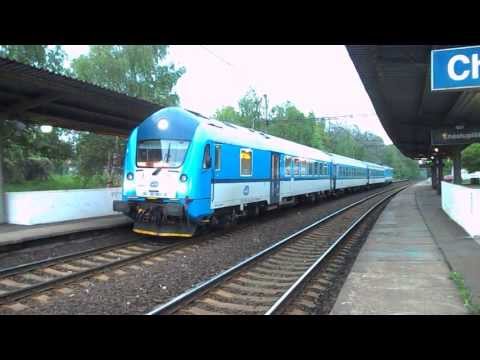 Odjezd vlaku Sp 1690 (ČD 162.040 vzadu) - Chomutov město, 14. 5. 2013