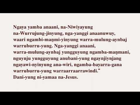 Jesus Numbulwar Northern Territory Australia Wubuy Nunggubuyu