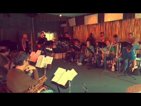 Lucy & The David Ricard Big Band rehearsing "It's Oh So Quiet"