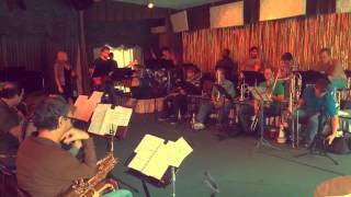 Lucy &amp; The David Ricard Big Band rehearsing &quot;It&#39;s Oh So Quiet&quot;
