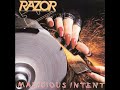 Razor - Night Attack – (Malicious Intent - 1986)