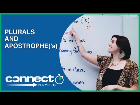 When to use Plurals And Apostrophe('s) | Avoid These Common Mistakes | Connect English