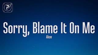 Akon - Sorry, Blame It On Me (Lyrics)