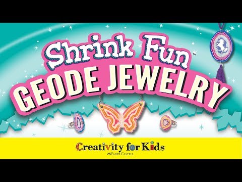 Shrink Fun Geode Jewelry