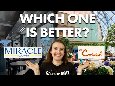 Miracle Lounge vs Coral Lounge Bangkok Airport (Domestic) | Honest review!