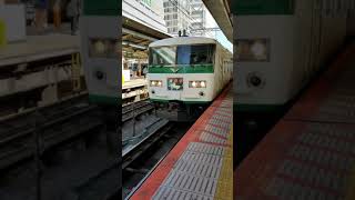 特急踊り子109号伊豆急下田行、修善寺行到着、発車シーン