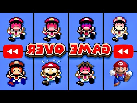 ⏪REVERSE Game Over Super Mario World - Official, Homebrews & Hacks