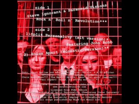 Steve Ignorant & Paranoid Visions ‎– Rock & Roll & Revolution 7" (2012) [VINYL RIP] *HQ AUDIO*