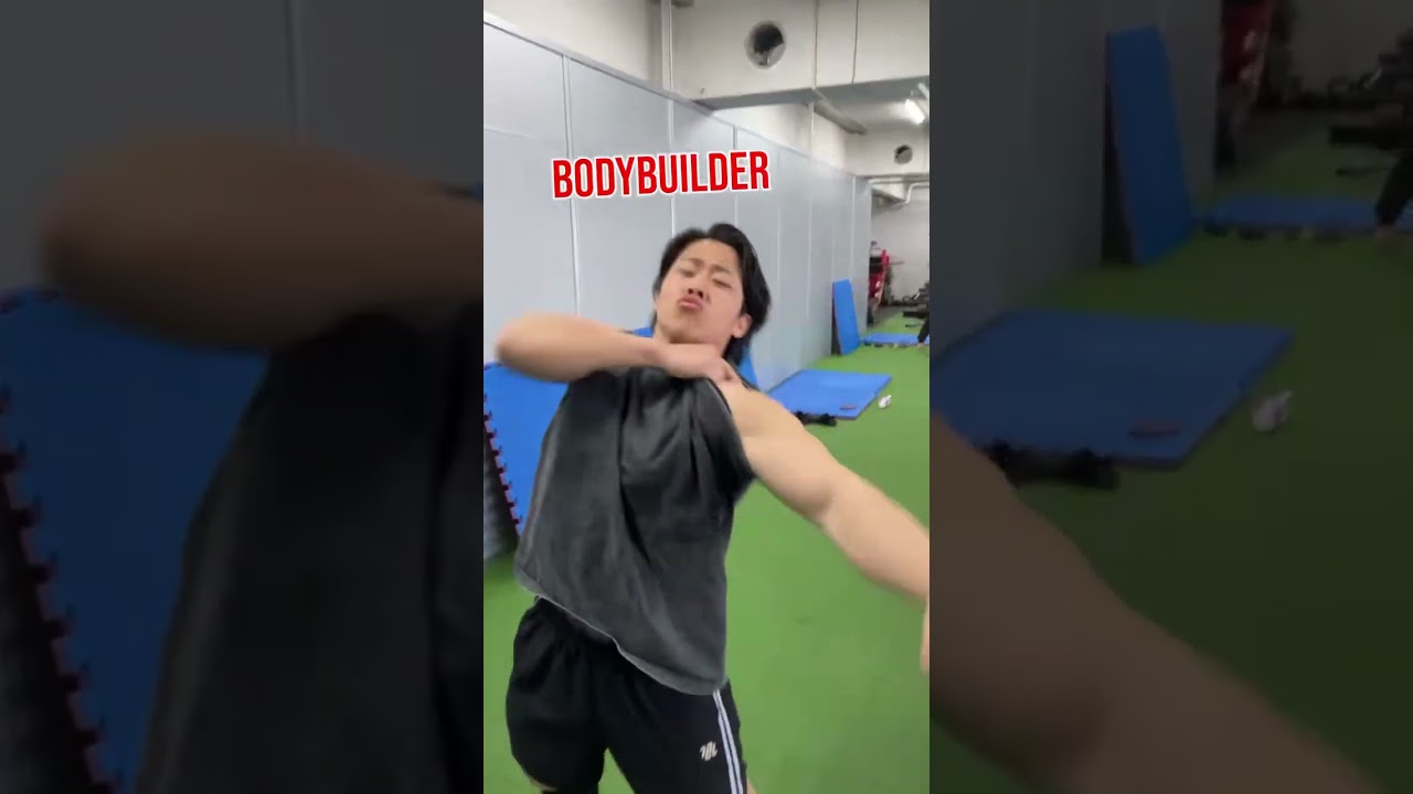 日本一のボディビルダーと日本一のパワーリフターがジムで喧嘩したら #パワーリフティング #ボディビル #筋肉番付