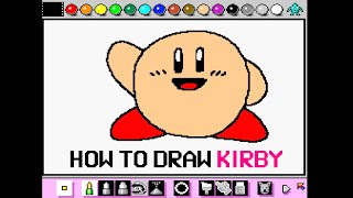 How to Draw KIRBY - Drawing in Mario Paint
