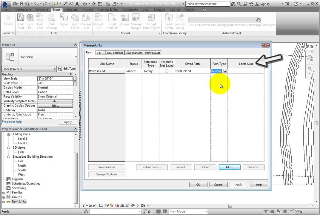 Managing Linked Revit Models