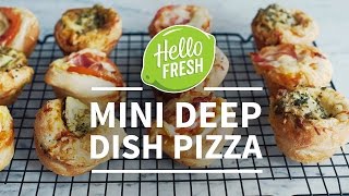 Mini Deep Dish Pizzas