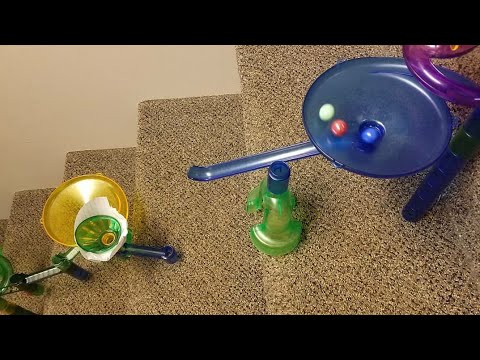 HUGE 2 Story Marble Race WITH COMMENTARY!