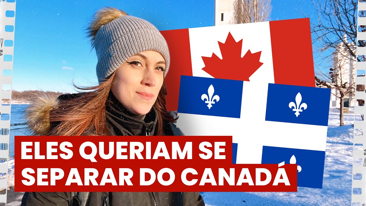 Por que QUEBEC é tão DIFERENTE do CANADÁ? 👀 Quase viraram um país? Vem entender essa história... 🗣