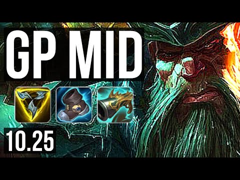 GANGPLANK vs TWISTED FATE (MID) | 4/1/9, 1.6M mastery, 300+ games | KR Diamond | v10.25
