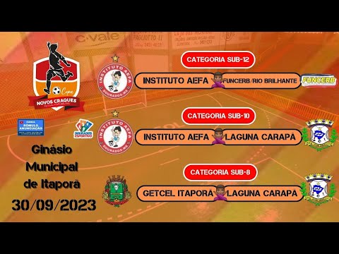 #498 (LINK RESERVA 1) 3ª Copa Novos Craques de Futsal em Itaporã / 3 JOGOS
