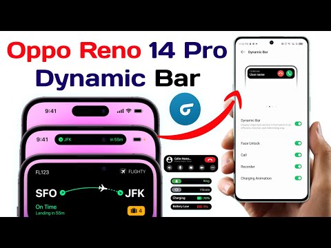 oppo reno 14 pro turn on dynamic bar setting | oppo reno 14 pro enable mini capsule setting | oppo