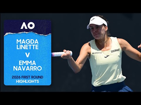 Magda Linette v Emma Navarro Highlights | Australian Open 2026 First Round