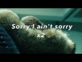 Sorry Beyonce Lemonade Lyrics