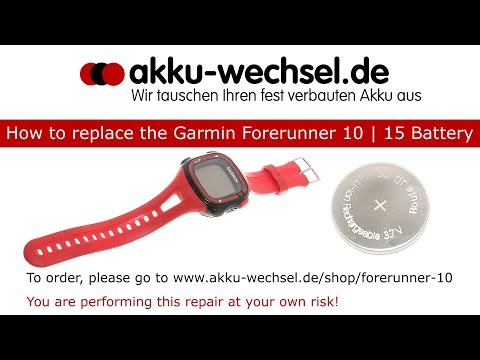 forerunner 10 battery