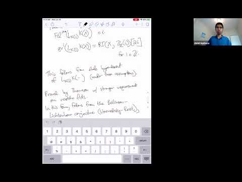 Akhil Mathew - On K(1)-local TR